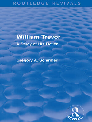 cover image of William Trevor (Routledge Revivals)